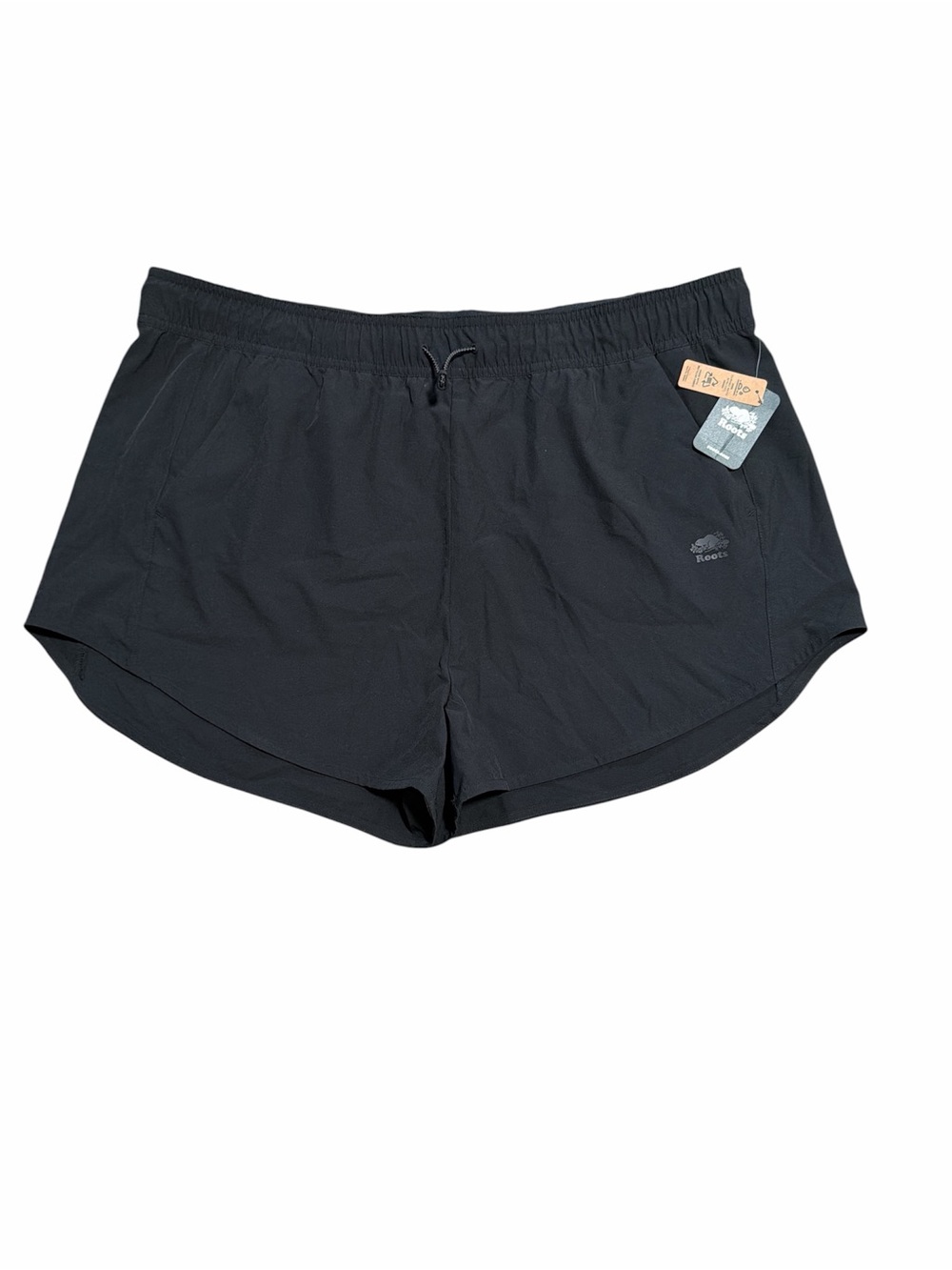 Roots XXL Black Lightweight Women's Running Shorts